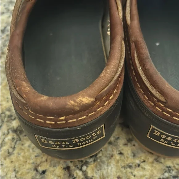 Vintage Bean Boots LL Bean Duck Shoes Sz 9 GUC - Picture 5 of 6
